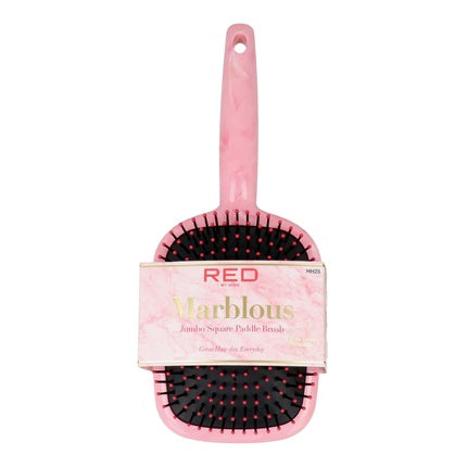 Red Kiss Marblous Jumbo Paddle Brush - Perfect For Styling And Detangling Hair