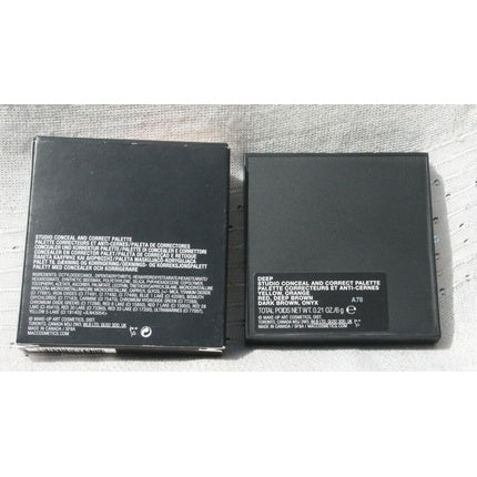 M.A.C. Studio Conceal & Correct Palette 4 Concealers 2 Correctors 6g Deep
