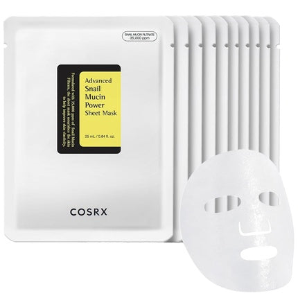 Cosrx Advanced Snail Mucin Power Sheet Mask - 10 Pieces