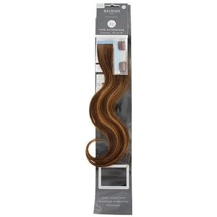 Balmain Tape Extension Human Hair 40cm Length Number 6G.8G OM Dark Gold Blonde 0.027kg - Pack of 2