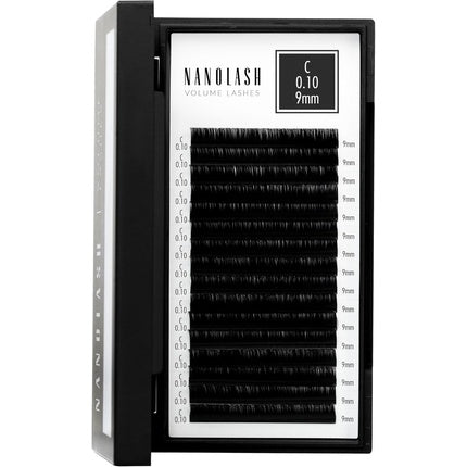 Nanolash Volume Lashes False Lashes for Professional Eyelash Extensions Volume Eyelash Extensions 9mm 0.10 C