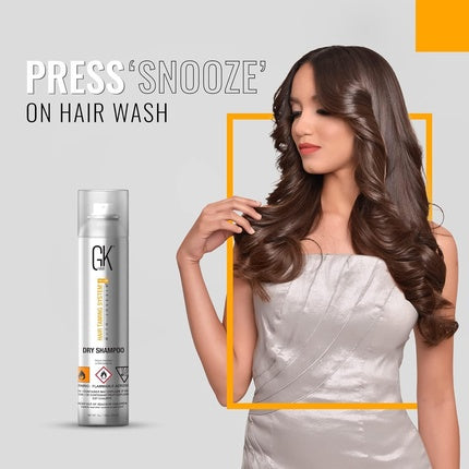 GK HAIR Waterless Overnight Dry Shampoo Hair Taming System No Residue Spray 7 Fl Oz 332ml for Fine Oily All Hair Types Removes Flaking Dandruff Excess Oil Sulfate Paraben Free Women and Men