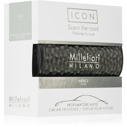 Millefiori Icon Nero car air freshener - 1 piece