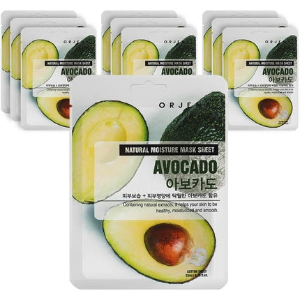 Orjena Avocado Mask Sheet Set