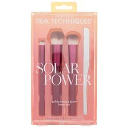Real Techniques Solar Power Golden Hour Glow Base Set - Makeup Brushes