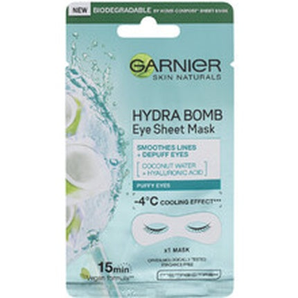 Garnier Smoothing Eye Mask With Coconut Water And Eye Tissue Mask 6 G