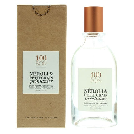 100 Bon Neroli Petit Grain Printa Nier Natural Ingredients 50ml Eau De Parfum Unisex