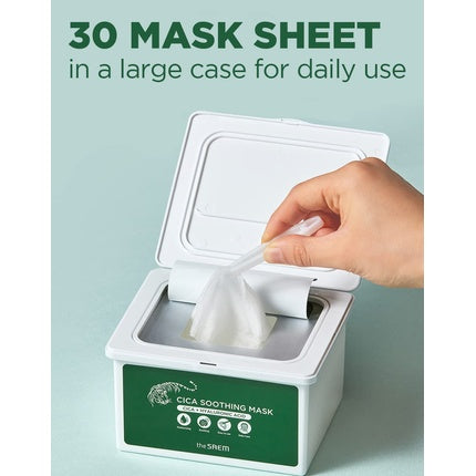 Thesaem Cica Soothing Mask Daily Calming Facial Mask Sheet 30 Count
