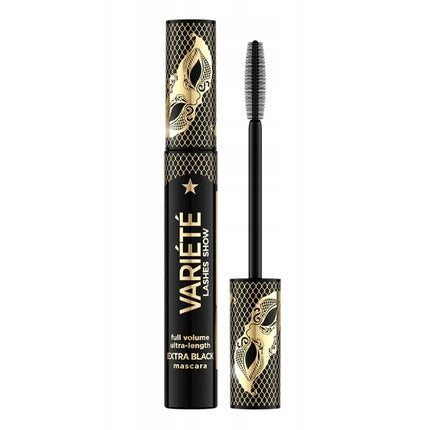 Eveline Cosmetics Variete Mascara For Eyelashes Increasing Volume And Length, Extreme Black, 10 Ml