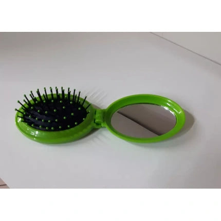 Lotus Oval Travel Brush And Mirror