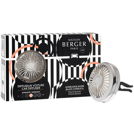 Maison Berger Paris Car Diffuser Black Angelika Silver