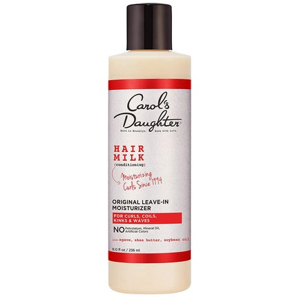 Carol's Daughter Hair Milk Original Leave In Moisturizer for Curls Coils and Waves with Agave and Shea Butter 8 Fl Oz