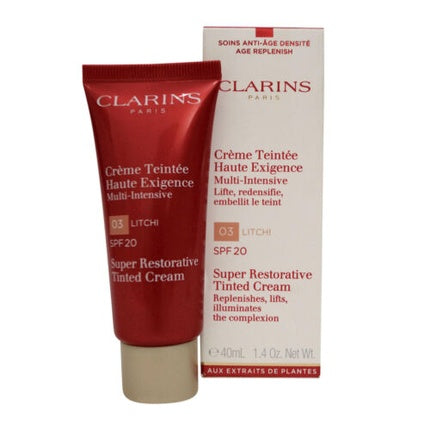 Clarins Super Restorative Tinted Cream SPF 20 #03 Litchi 40ml 1.4oz