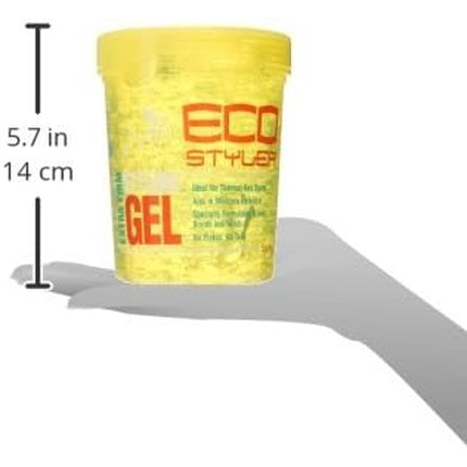 ECO Styler Yellow Extra Firm Professional Hair Styling Gel 32oz 907g