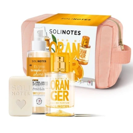 Pbi Solinotes Trio Care And Perfumes Orange Blossom - Includes 50ml Eau De Parfum, 100g Soap, And 100ml Dry Oil