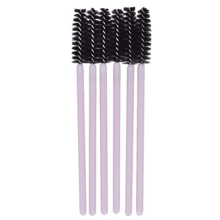 Inter-Vion Rose Collection Eyelash And Eyebrow Brush Set Of 6