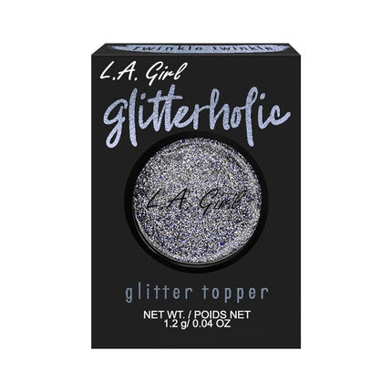 L.A. Girl Glitterholic Glitter Eyeshadow Twinkle Twinkle Silver GGP452