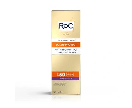Roc Opco Llc Roc Soleil Protect Solar Fluid Face Spf 50 Antibrown Spots 50ml