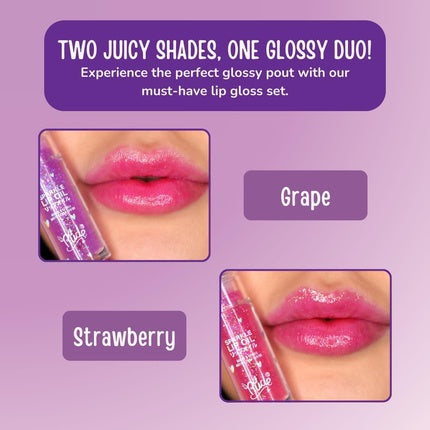 Manga Collection Sparkle Lip Oil Duo by Rude Cosmetics for Women