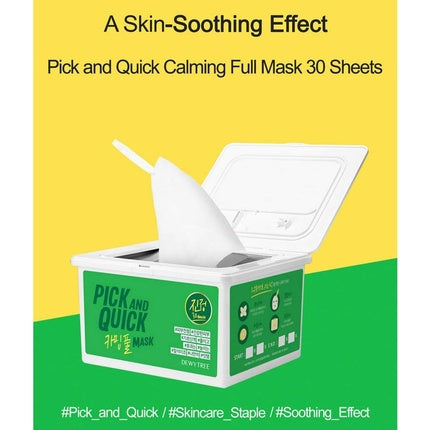 Dewytree Pick And Quick Daily Mask 30 Sheets Peppermint Lime Calming