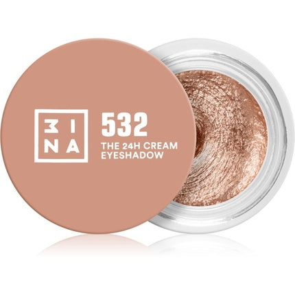 3INA The 24H Cream Eyeshadow - Bronze, 3 ml