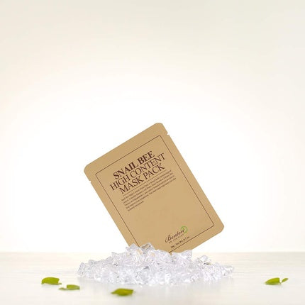 BENTON Snail Bee High Content Mask Pack 20g 10 Sheets - Skin Soothing & Hydrating Facial Mask Sheet