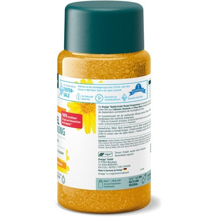 Kneipp Muscle Relaxation Bath Crystals with Pure Deep Salt from Saline Luisenhall and Extracts of Arnica and Essential Oils from Cabreuva, Rosemary, and Pine - 600g Vorratspackung