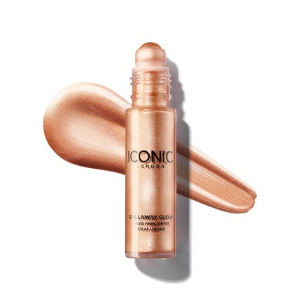 Iconic London Rollaway Glow Liquid Highlighter for a Radiant Glow