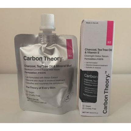 Carbon Theory Skincare Face Mask and Serum Christmas Gifts Stocking Filler New