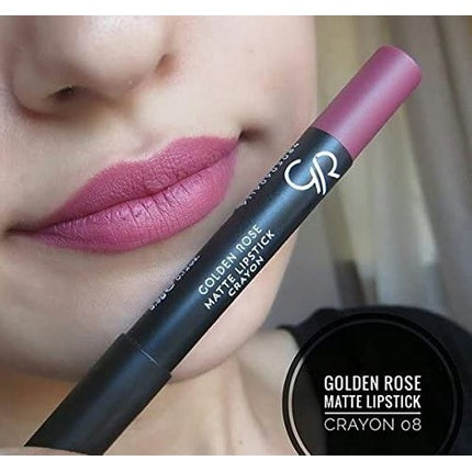 Golden Rose Matte Lipstick Column 08