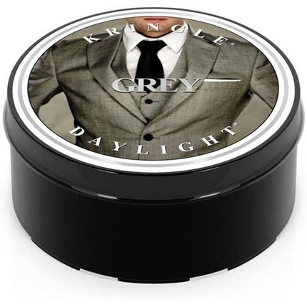 Kringle Scented Candle - Gray - Room Fragrance, Fragrance, Candle In Glass, Pillar Candle