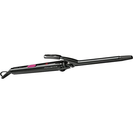 Rowenta Curling Tongs CF2133 16mm 25W Ceramic Coating Temperature 180°C Heating Indicator Cold Tip and Handle Black Fuchsia