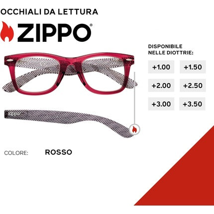 Zippo Reading Glasses with Soft Line Frame for Men