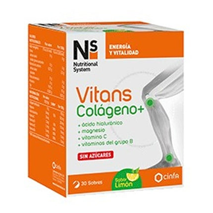 Ns Ns Vitans Collagen Lemon Flavor 30 Sachets