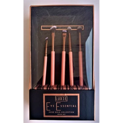Luxie Rose Gold Eye Essential Makeup Brush Set