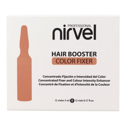 Nirvel Hair Booster Color Fixer - 12 Vials Of 5 Ml