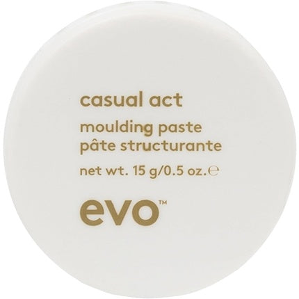 Evo Casual Act Moulding Whip Light Hold Styling Paste for All Hair Types 15g