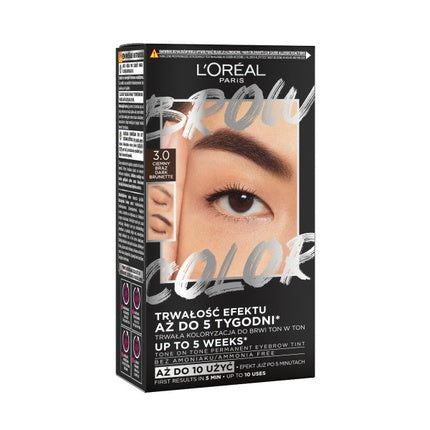 L'Oreal Brow Color Eyebrow Coloring Set 3.0 Dark Brunette