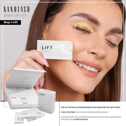 Nanolash Step 1 Lift Lash Lift and Lamination Activator 10 Sachets