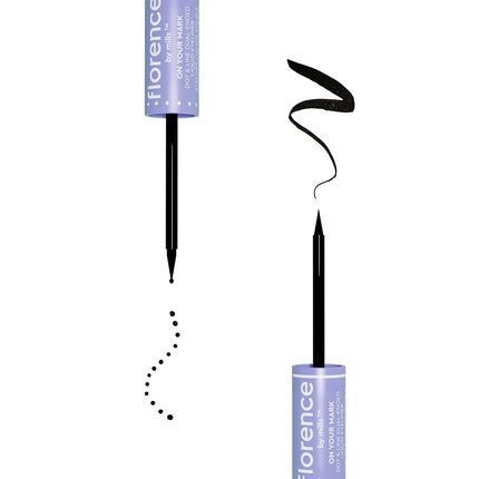Florence by Mills On Your Mark Double-Ended Liquid Eyeliner Pen Black 0.13 fl oz