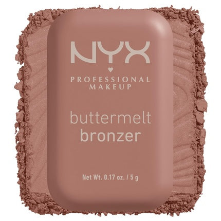 NYX PROFESSIONAL MAKEUP Matte Buttermelt Bronzer Longwear Face Makeup Vegan Formula Deserve Butta 03 0.17 Ounce