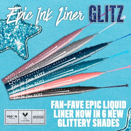 Nyx Professional Makeup Epic Ink Glitz Liner Waterproof Metallic
