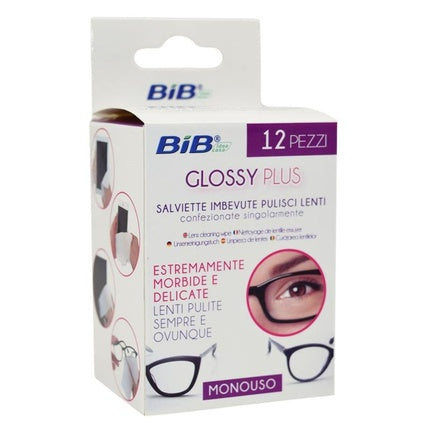 Eyeglass Cleaning Wipes 12 Pcs BIB
