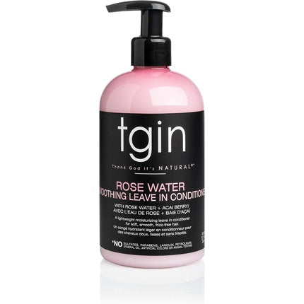 Tgin Rose Water Smoothing Leave-In Conditioner for Natural Hair - Protective