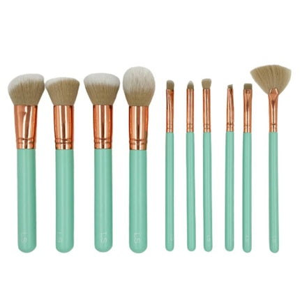 Ls Beauty Essentials Set Of 10 Makeup Brushes