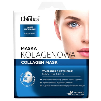 L'Biotica Collagen Mask Collagen Smoothing And Lifting Fabric Mask 23ml