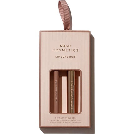 Sosu Cosmetics Lip Luxe Duo Pink Gift Set Of Decorative Cosmetics
