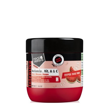Real Natura Super Hair Food Melon Mask Vitamin A + C 500ml