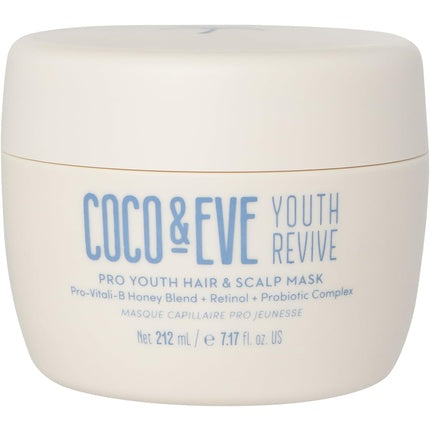 Coco & Eve Pro Youth Hair & Scalp Mask with Honey, Retinol, and Probiotics 212ml