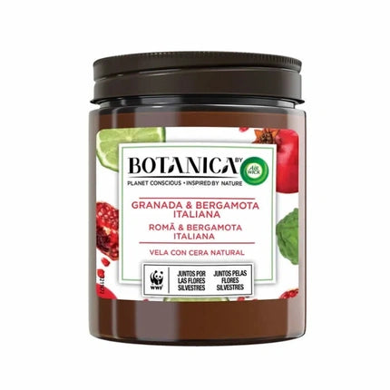 Airwick Airwick Botanica Candle Pomegranate & Italian Bergamot 205g